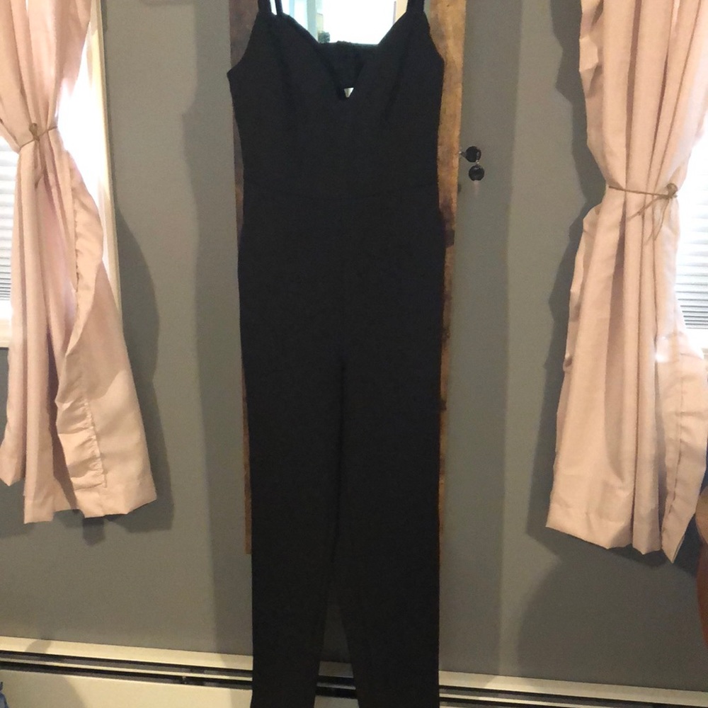 BCBG Black ankle length Romper